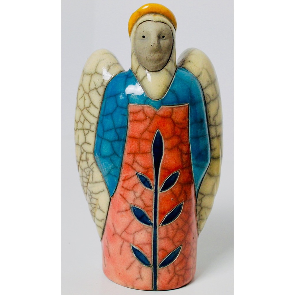 Artist R.B. Vintage Angel Ceramic Sculpture